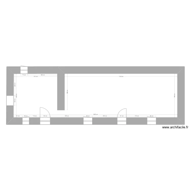 Gazay maison. Plan de 