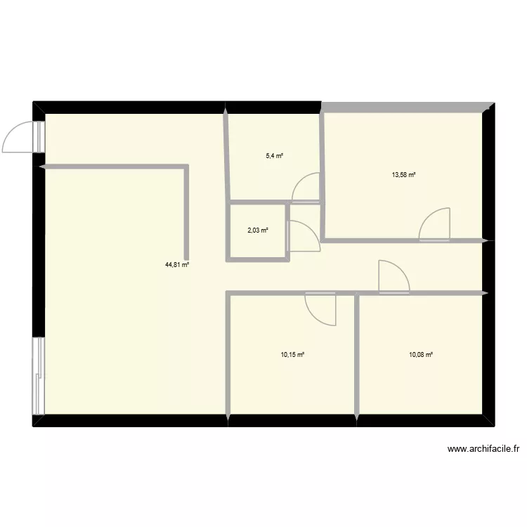 Villa Assia 2. Plan de 6 et 86 m² Villa Assia 2. Plan de 6 et 86 m²