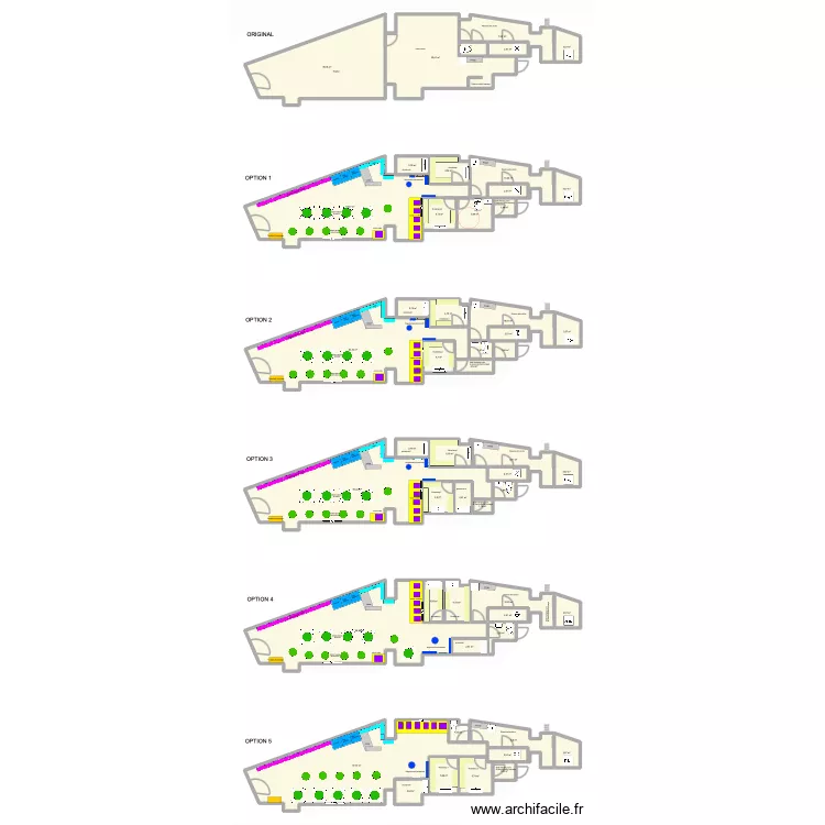 K-FUN 2. Plan de 51 pièces et 540 m²