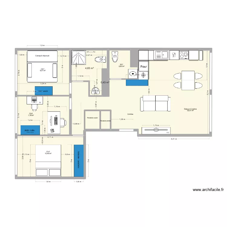 Will à MLF aménagement - V4 essai. Plan de Will à MLF aménagement - V4 essai. Plan de