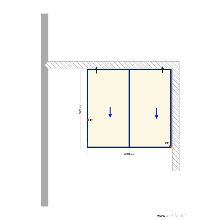 TOMAS CIMA V2. Plan de 2 pièces et 33 m2