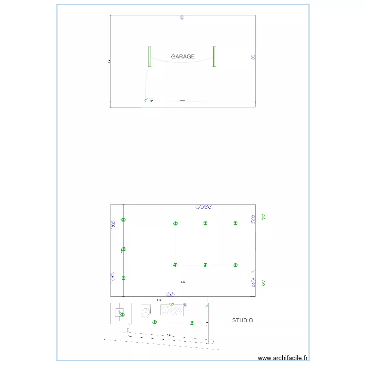 JVM GARAGE + STUDIO. Plan de JVM GARAGE + STUDIO. Plan de