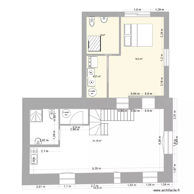 gildas 2. Plan de 4 et 71 m² gildas 2. Plan de 4 et 71 m²