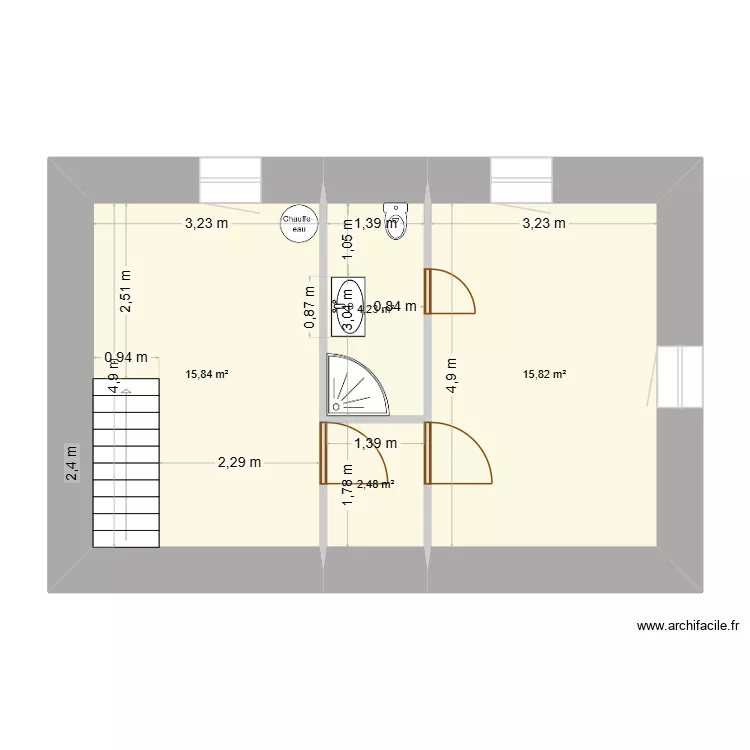 MAISON FAURITTE ORIGINALE. Plan de 