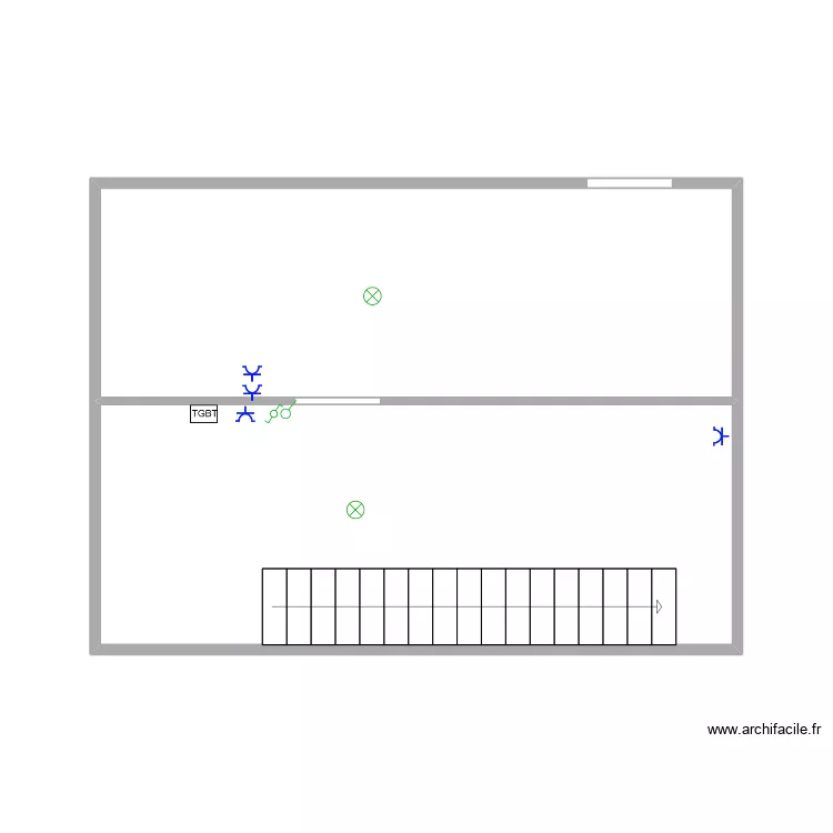 Willems4. Plan de 2  et 31 m²