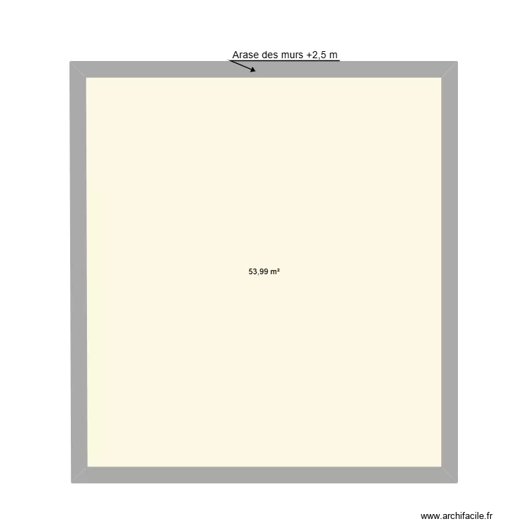 plan 01. Plan de 1 Pièce et 54 m² plan 01. Plan de 1 Pièce et 54 m²