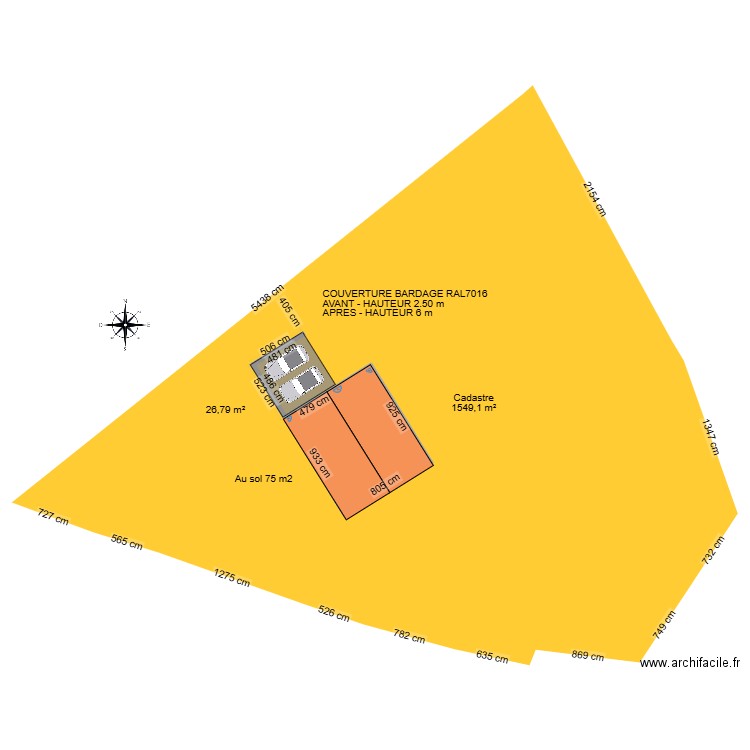MDC. Plan de 0 pièce et 0 m2