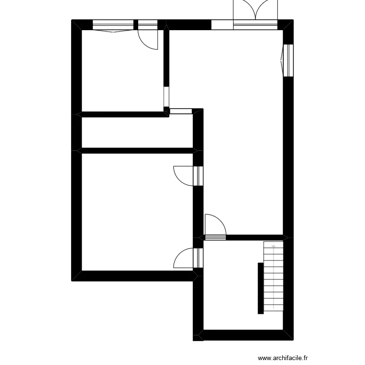 Echalier - cave. Plan de 