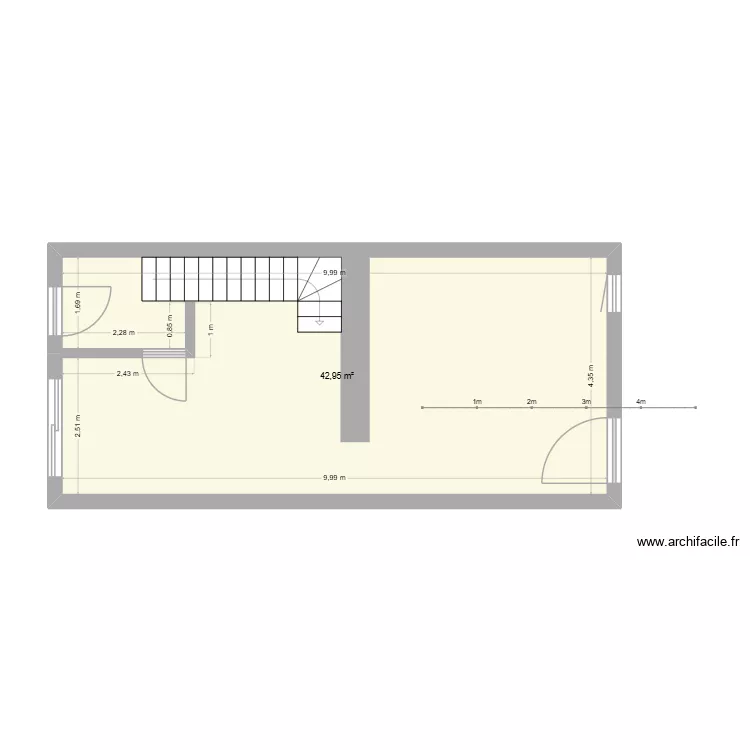 maison plouaret. Plan de 1 et 43 m² maison plouaret. Plan de 1 et 43 m²