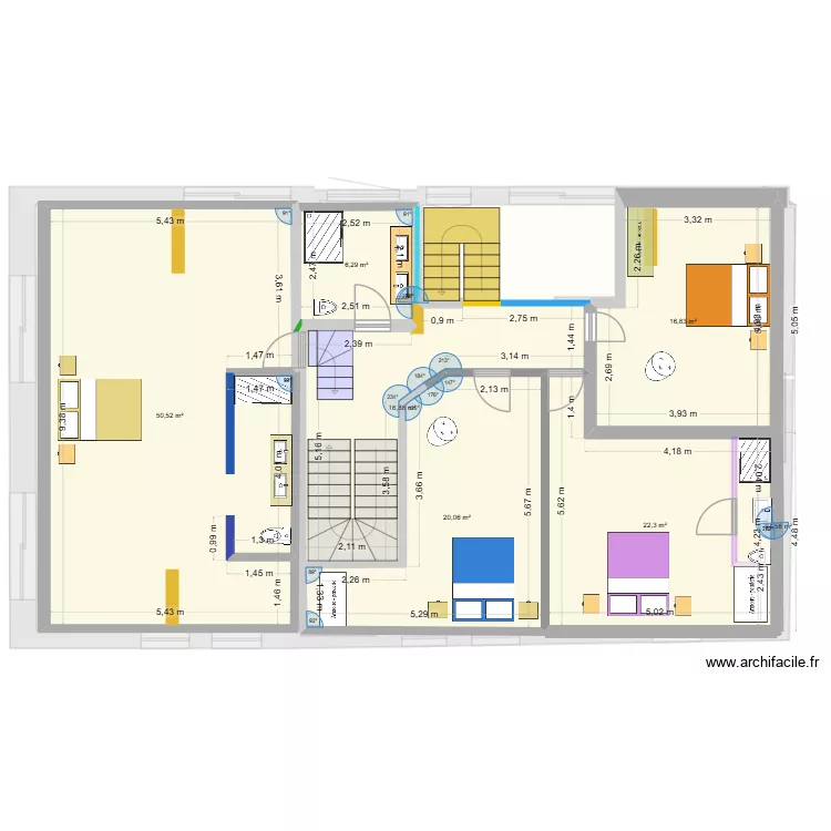 Maison Ecuelles Etage Version 20.11.2025. Plan de 