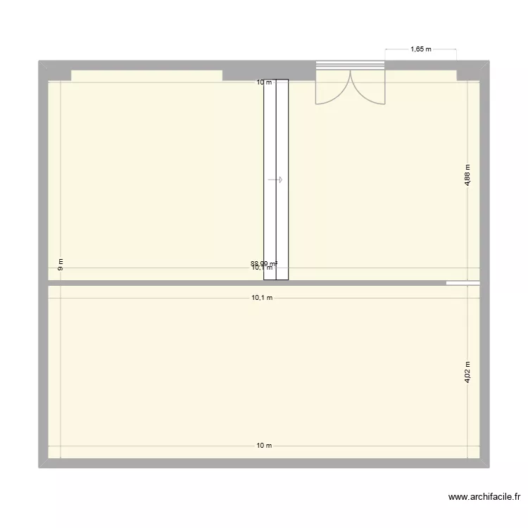 les fringues d'arlette. Plan de 1 Pièce et 89 m² les fringues d'arlette. Plan de 1 Pièce et 89 m²