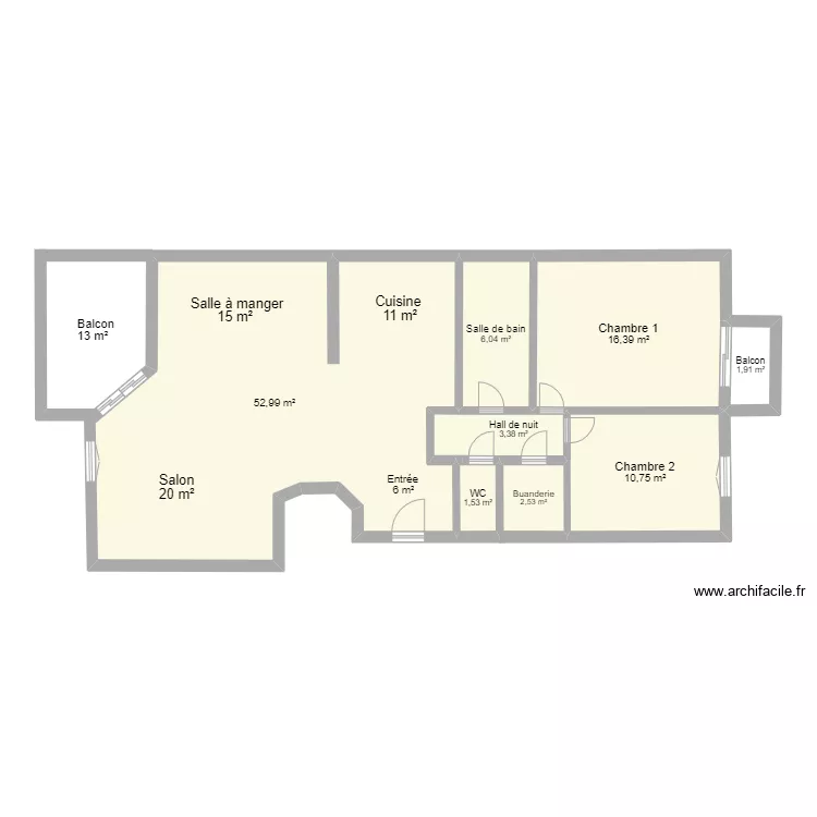 Corderie 24. Plan de 