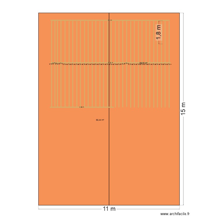 garage. Plan de 0 pièce et 0 m2
