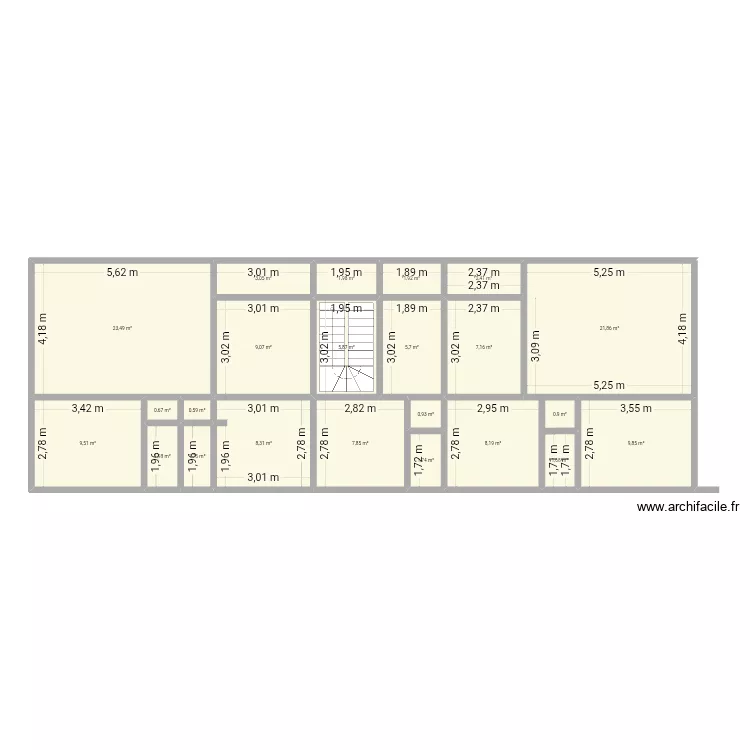 Pat. Plan de 23  et 136 m²
