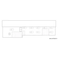 Fa&ccedil;ade ouest avant travaux