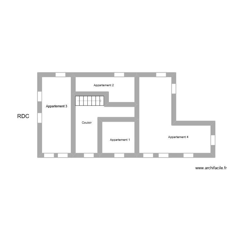 WEILAND VALERIE. Plan de 5  et 34 m²