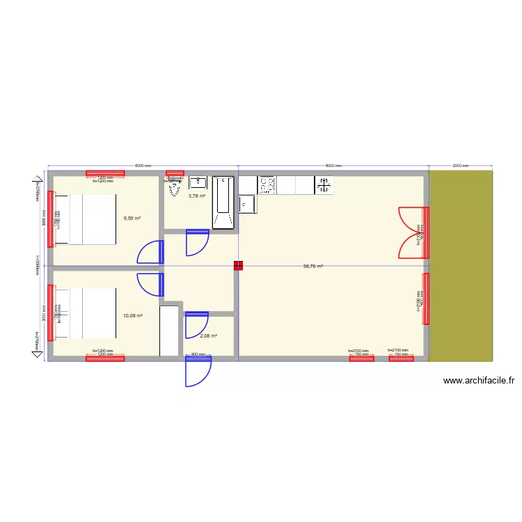 Barn 72 v 2. Plan de 