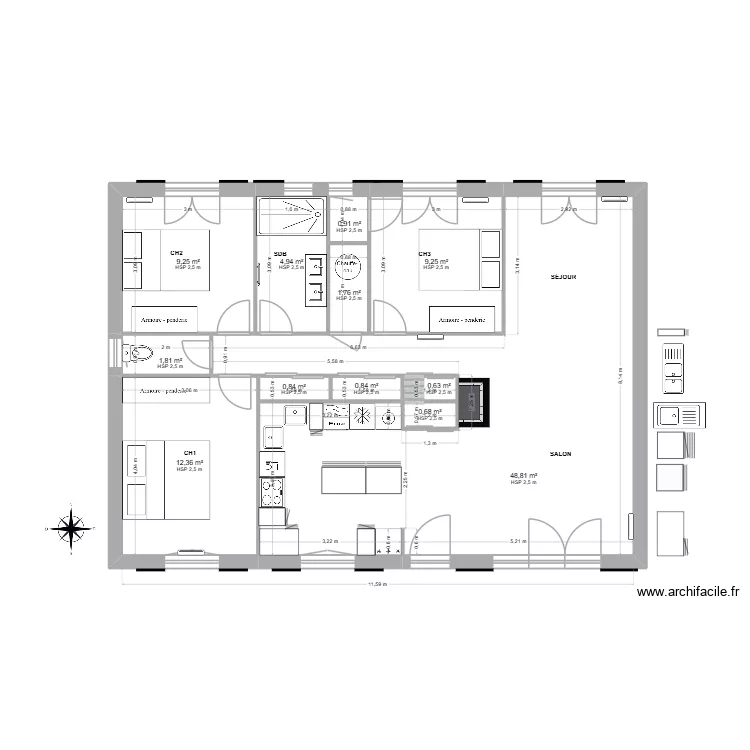 Plan projet 3_Paron. Plan de 12 et 92 m² Plan projet 3_Paron. Plan de 12 et 92 m²