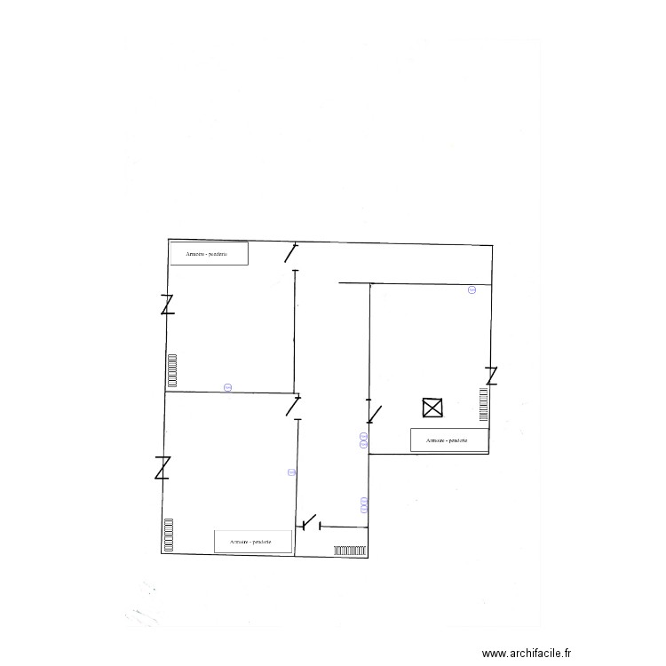 Reseau RJ45 1er. Plan de 0 pièce et 0 m2