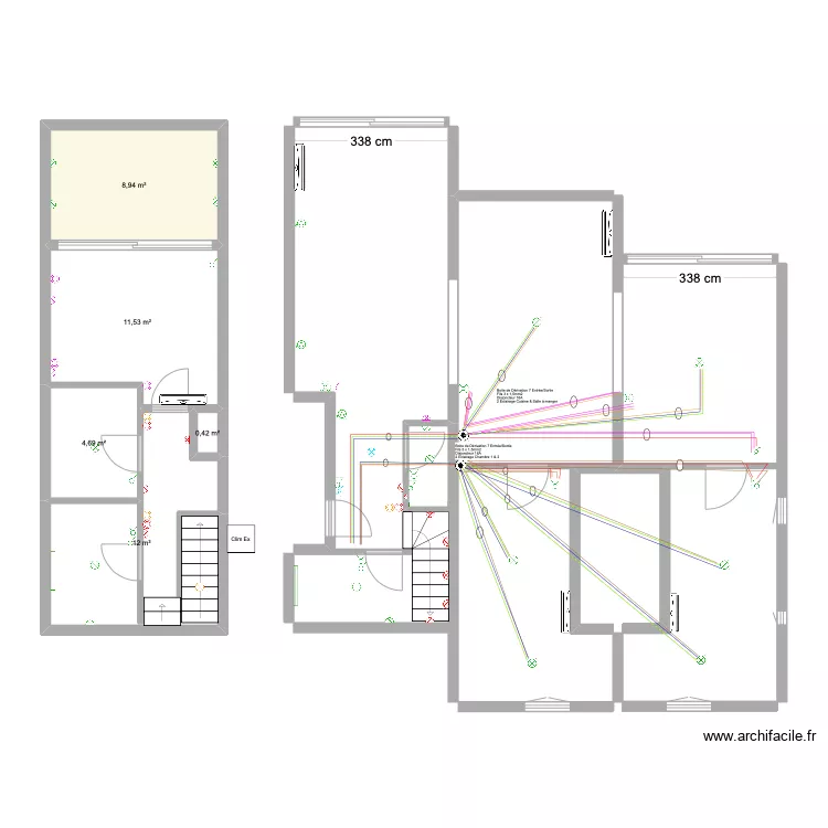 Cogo Eclairage Salle a manger & cuisine . Plan de 