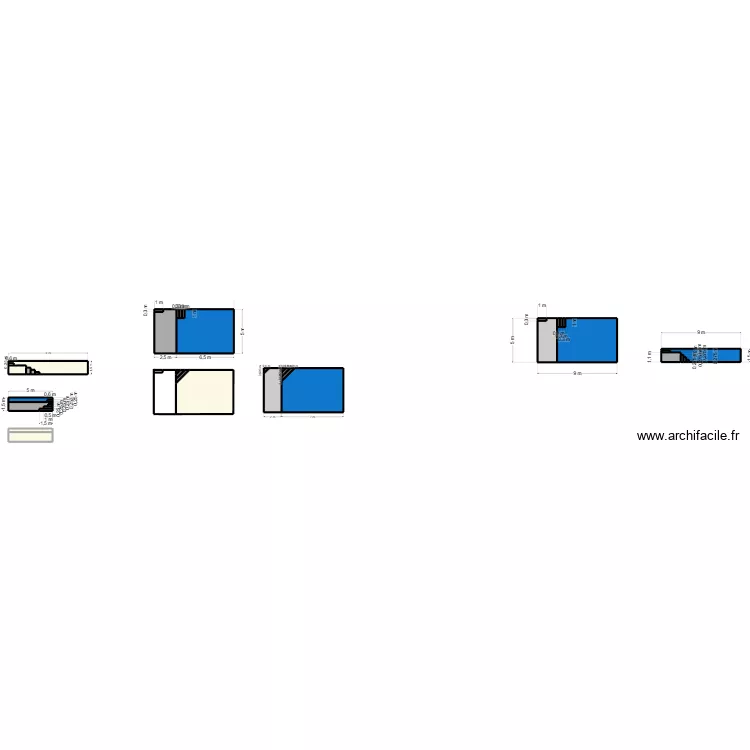 Piscine Keks. Plan de 