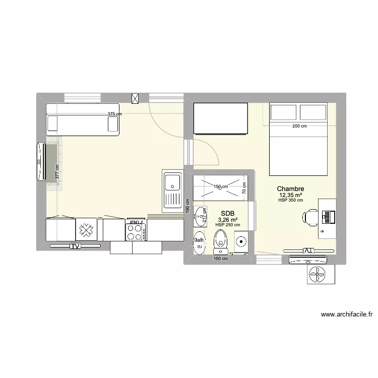 MDB 205 LOIRE. Plan de MDB 205 LOIRE. Plan de