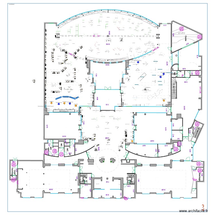  Version espace adultes. Plan de 0 pièce et 0 m2