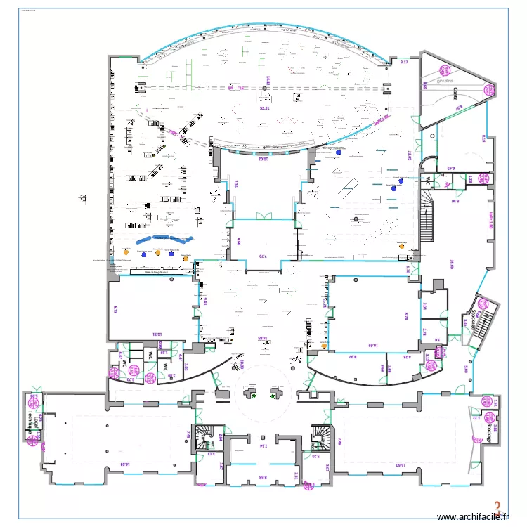  Version espace adultes. Plan de 