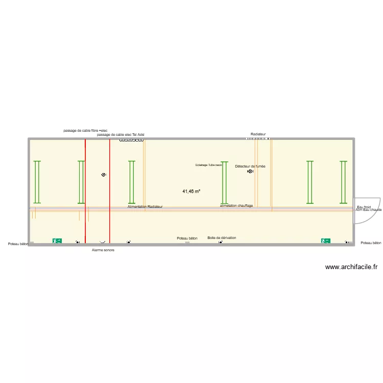 PLAN SOUS SOL. Plan de 1 et 41 m² PLAN SOUS SOL. Plan de 1 et 41 m²