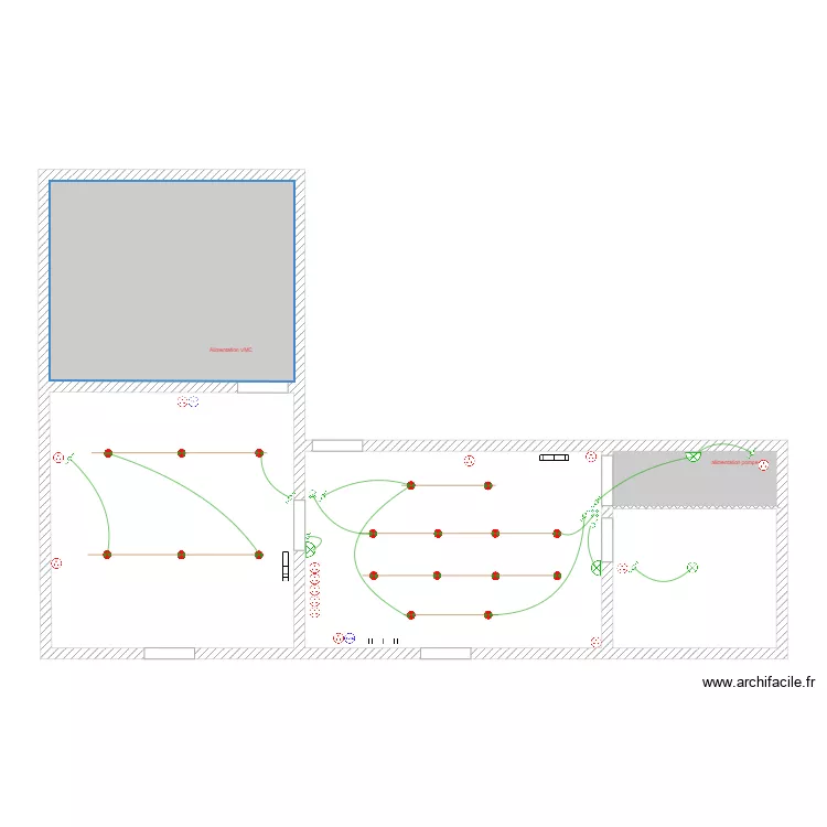 Ravard &eacute;tage. Plan de 