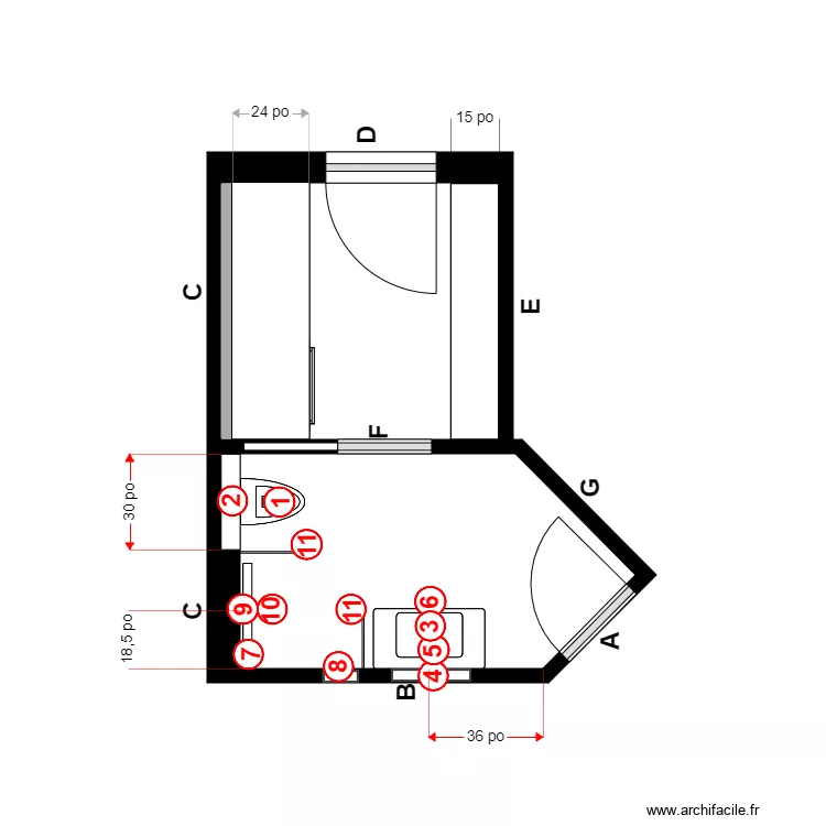 guilbault plomberie. Plan de 2 et 9 m² guilbault plomberie. Plan de 2 et 9 m²