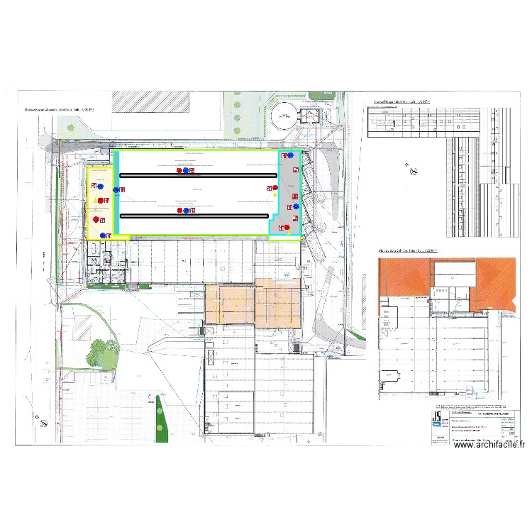 LACROIX EMBALLAGE. Plan de 6 pièces et -289 m2