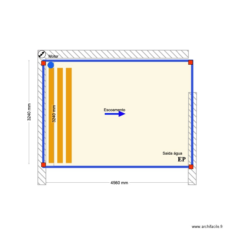 Emily Towe Bioclimatic. Plan de 1 pièce et 15 m2