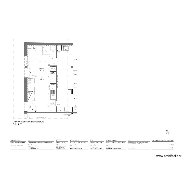 LES LAVANDES VV. Plan de 