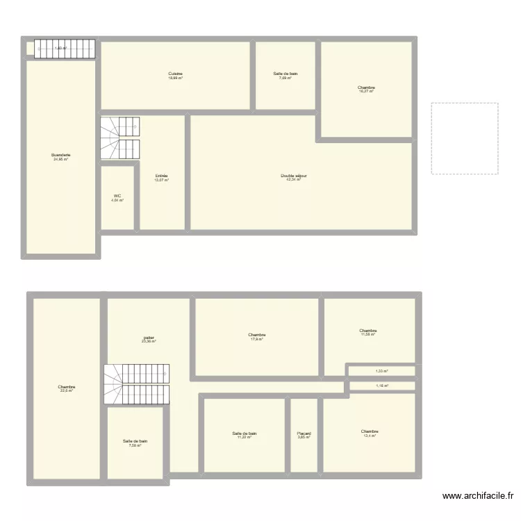 262 HUTCHISON VIEIL HESDIN. Plan de 18 et 243 m² 262 HUTCHISON VIEIL HESDIN. Plan de 18 et 243 m²