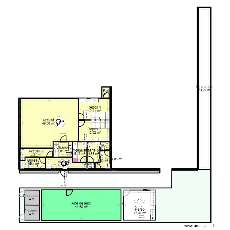 Lavoisier Mennecy 2 projet reprise_MAJ Jrd. Plan de 0 pièce et 0 m2