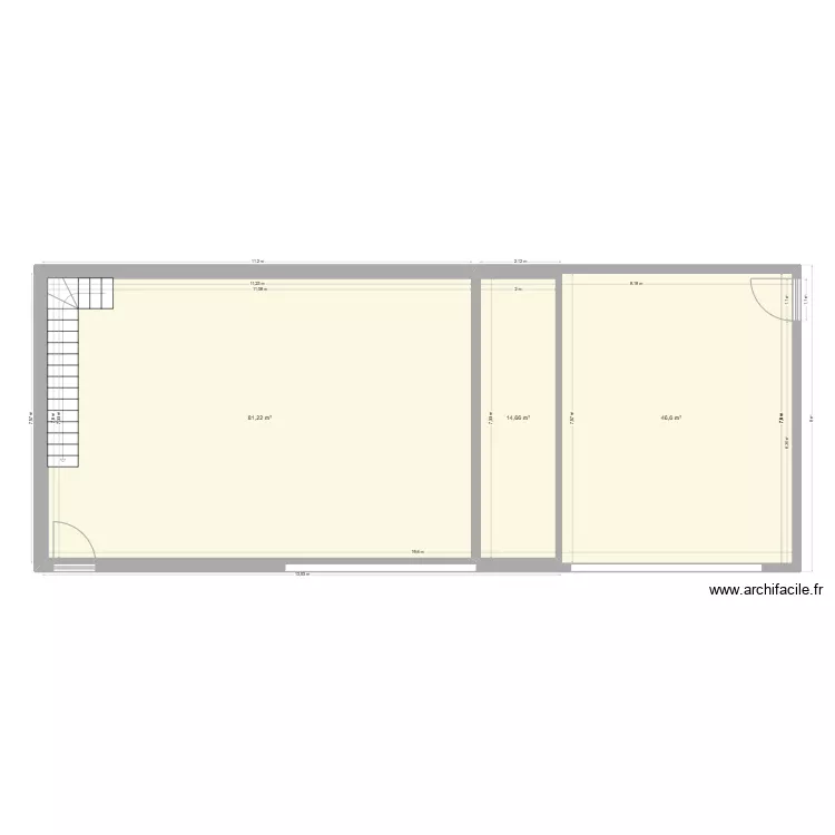 DEPOT SURCOUF RDC. Plan de 
