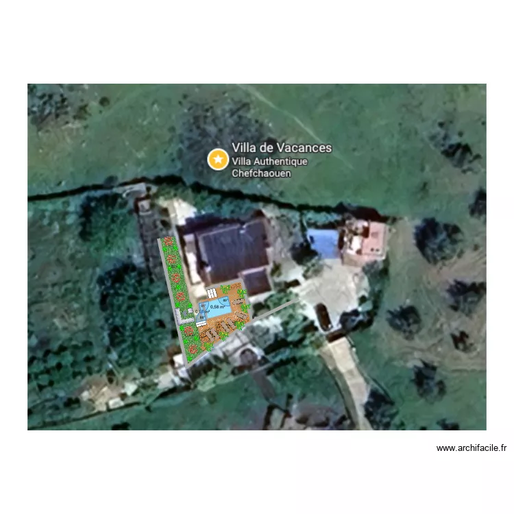 pisicne. Plan de 2 et 1 m² pisicne. Plan de 2 et 1 m²