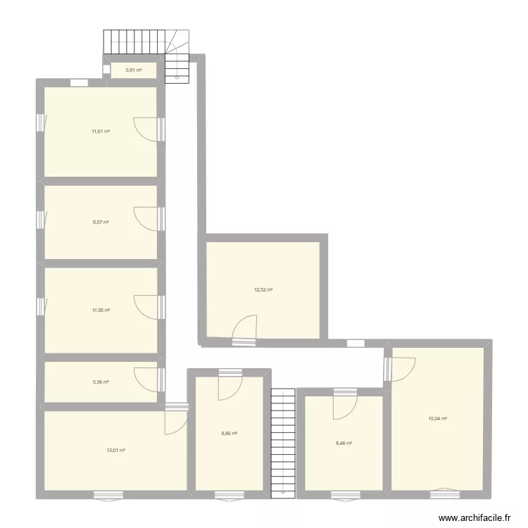 ETAGE COMMERCE JUILLEY. Plan de 