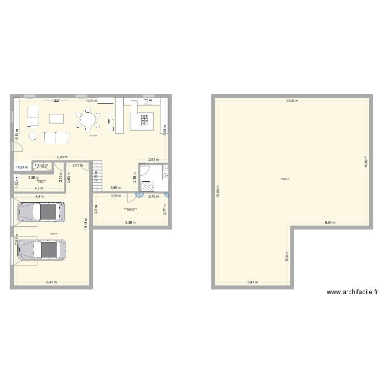 Plan 1. Plan de 6 pièces et 337 m2