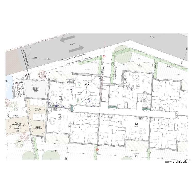 Projet TCE. Plan de 0 pièce et 0 m2