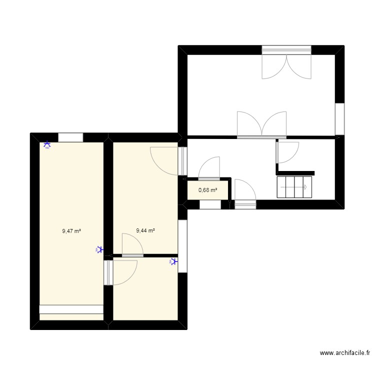 batiment. Plan de 0 pièce et 0 m2