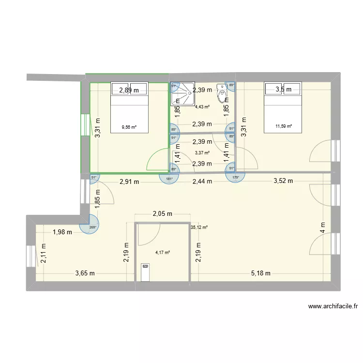 VINCENT POITIERS. Plan de 