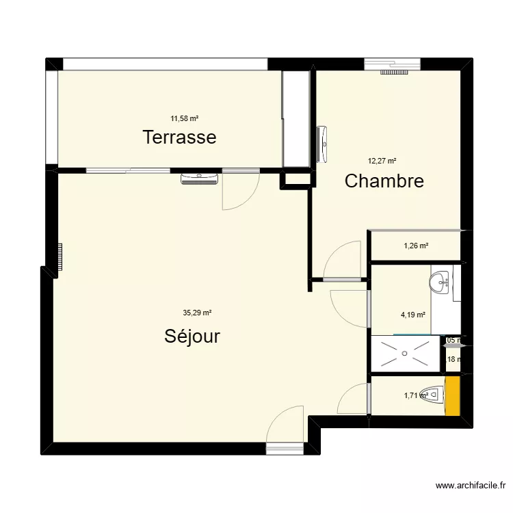 Plan EZ vide. Plan de 