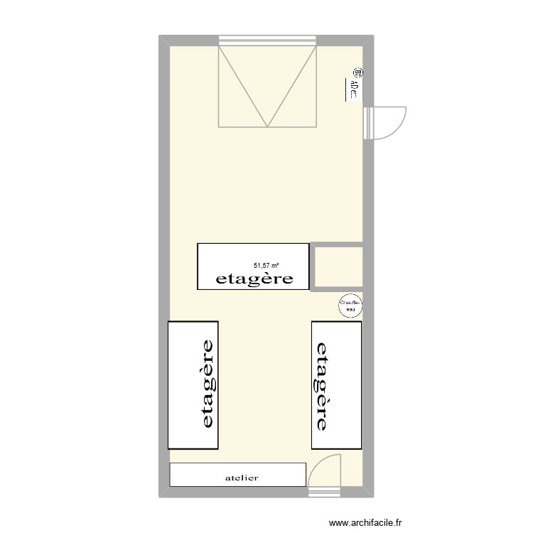 Garage 2bis. Plan de 0 pièce et 0 m2
