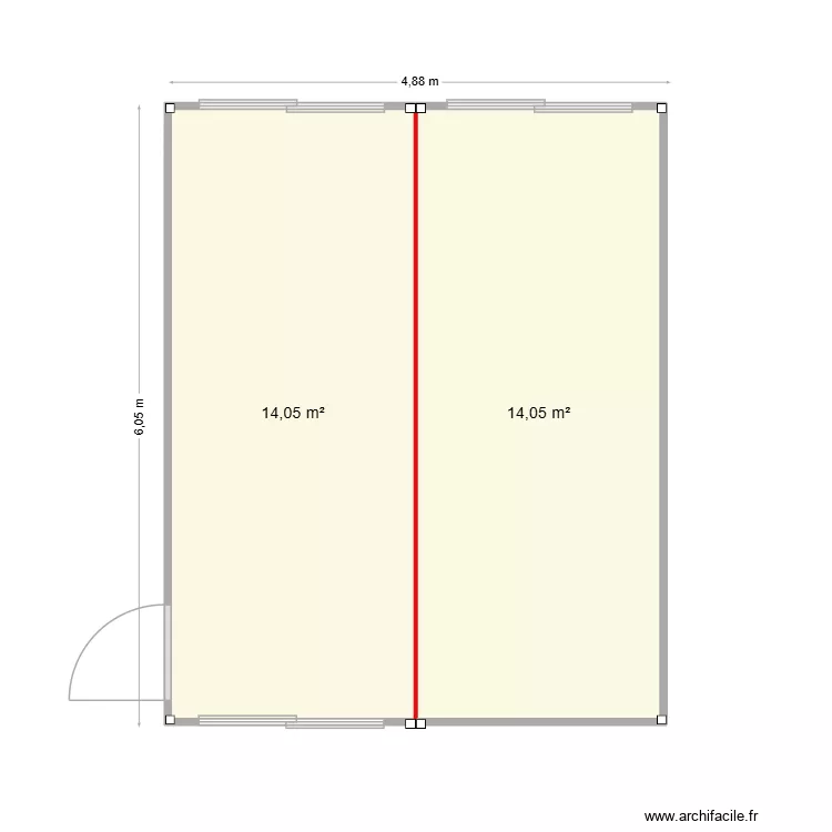 MODULE ESPAGNOL. Plan de 2  et 28 m²