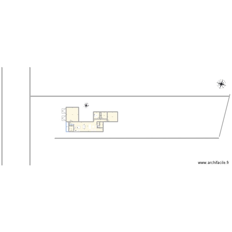 maison 2 exposition sud. Plan de 10 pièces et 180 m2