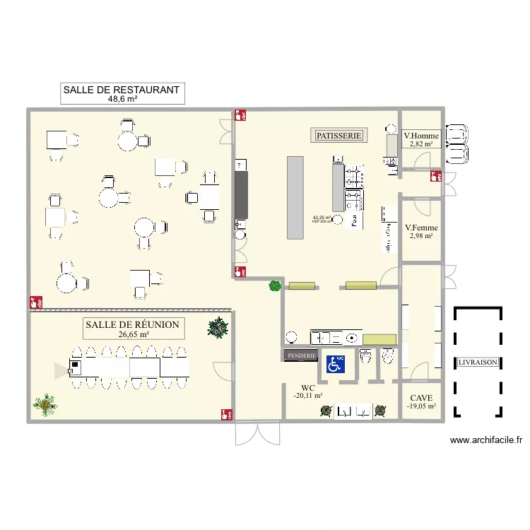 Salle restaurant projet gestion. Plan de Salle restaurant projet gestion. Plan de