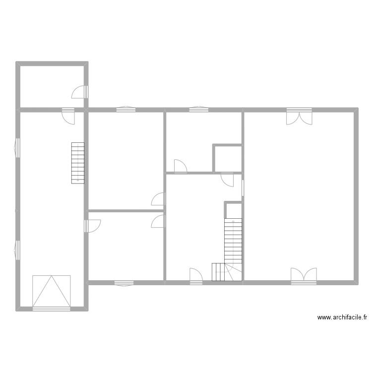 drean rdc. Plan de 8 pièces et 239 m2