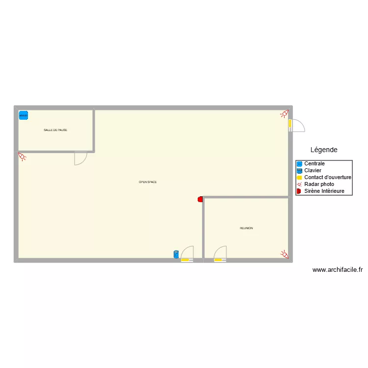 SAVATOU Is&egrave;re. Plan de 